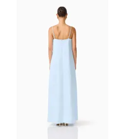 Elliatt Buttercup Embroidered Maxi Dress in Blue Size L/AU12 for rent on The Volte - image 3
