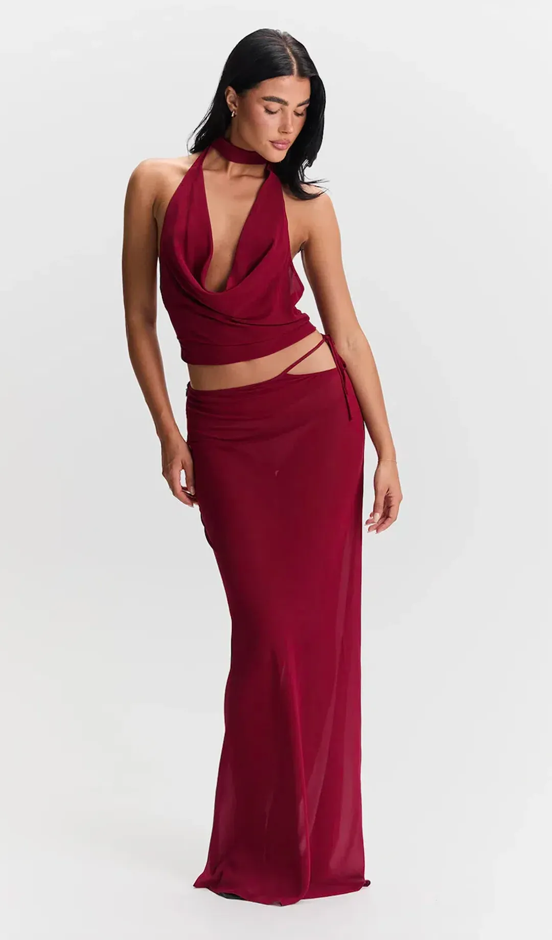 Sasha Therese Aubrey Cherry Set, S for rent on The Volte - main image