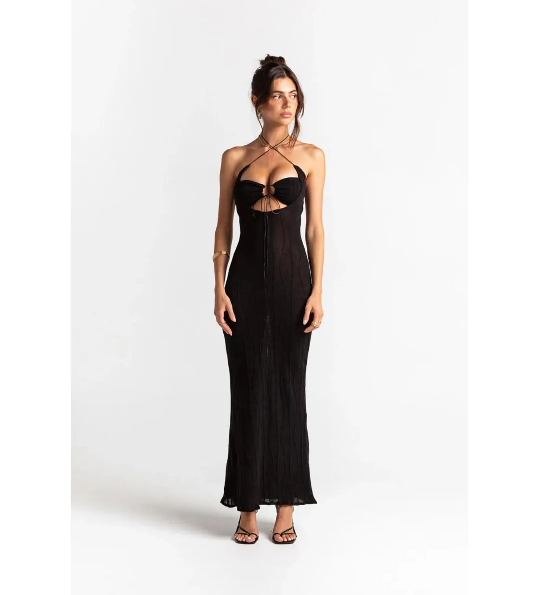 Arcina Ori Cindy Maxi Dress Black Size S for rent on The Volte - main image