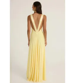Ance Gria Rosa Maxi Gown Lemon Size 8 for rent on The Volte - image 2