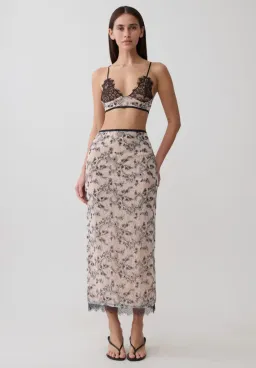 MESHKI - Kimberly Lace Set - Nude Lace for rent on The Volte - image 2