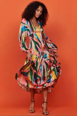 Never Fully Dressed Tropical Sophie Dress size 10 for rent on The Volte - image 1