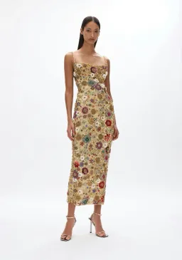 Rachel Gilbert Francesca Gown Gold Size 2/AU10 for rent on The Volte - image 2