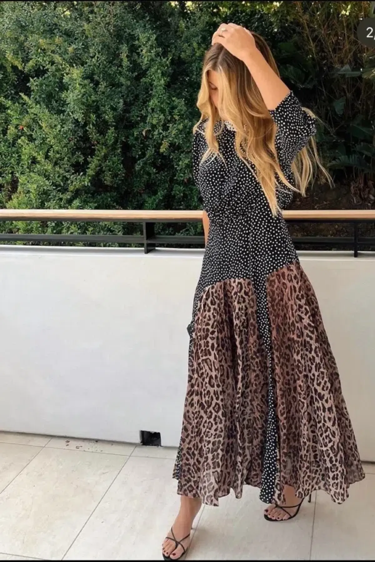 Rixo Meg Leopard Midi Dress Online - Image 2