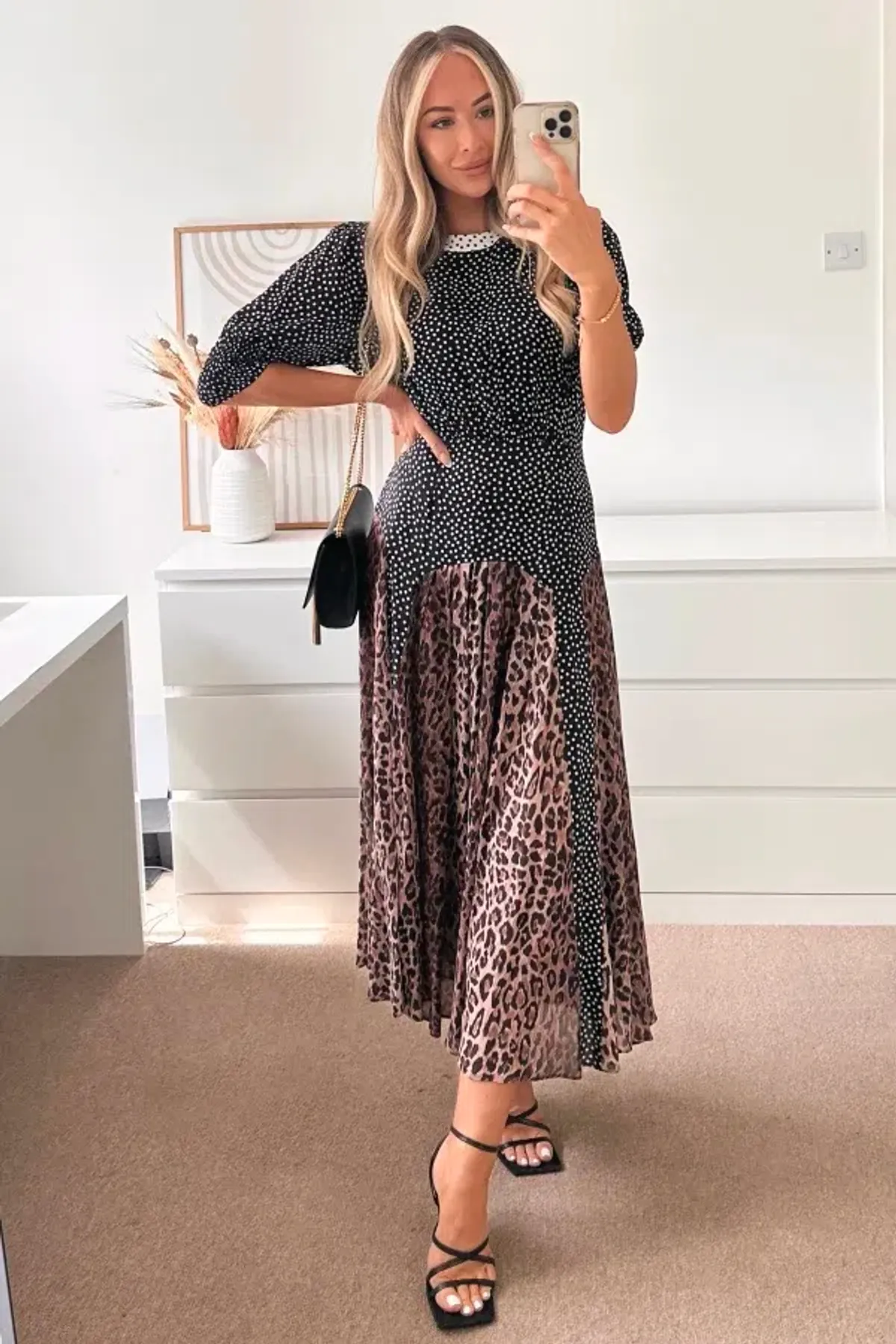 Rixo Meg Leopard Midi Dress Online - Image 3