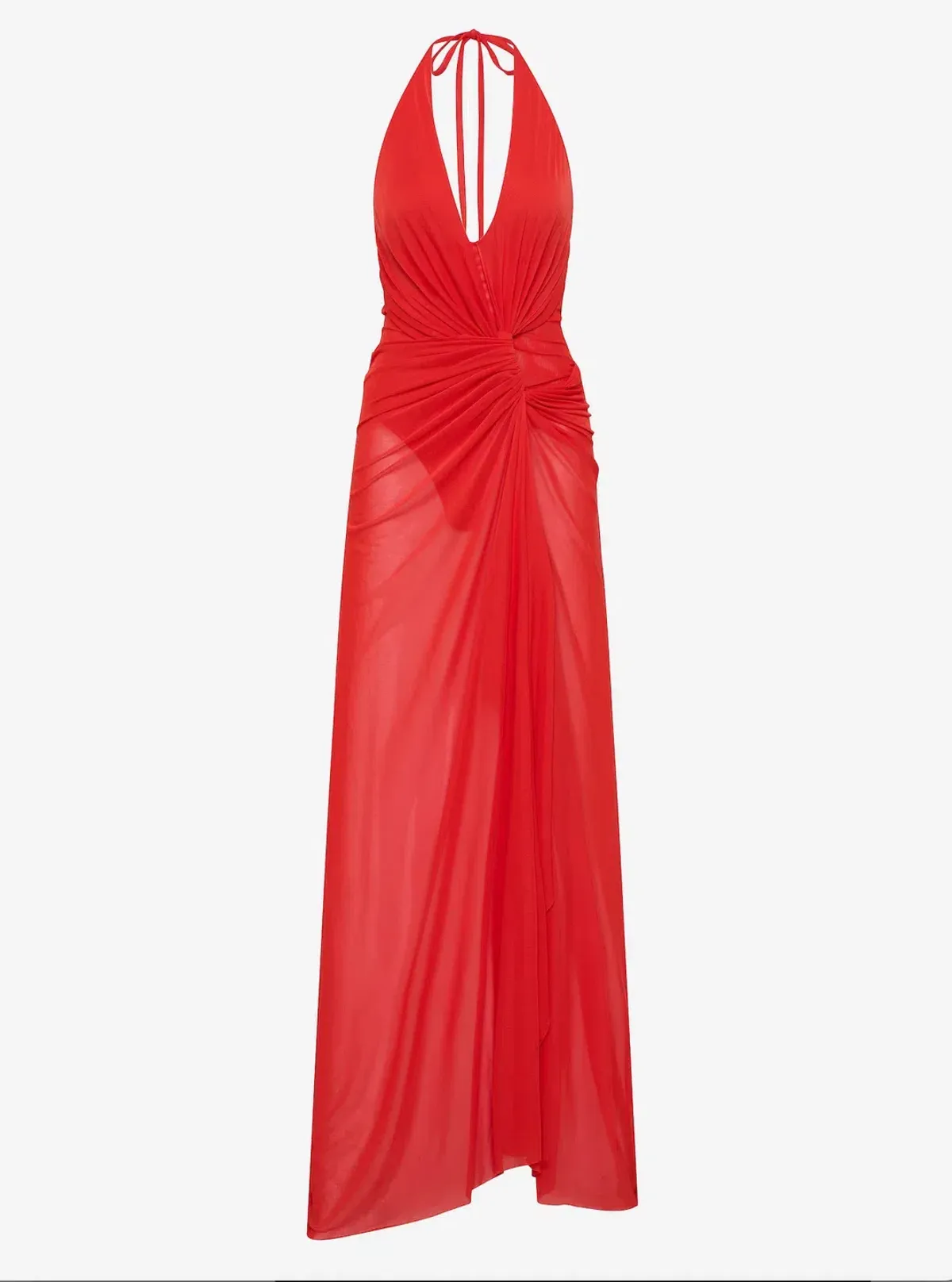 Bec & Bridge Xanthi V Neck Maxi Dress Flame Size 8 - Image 6