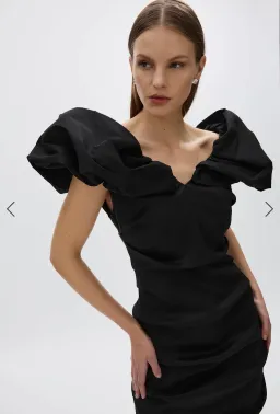 Rachel Gilbert Frey Gown. Full length. Size 12 for rent on The Volte - image 3
