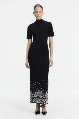 AJE Marlene Pearl Knit Midi Dress for rent on The Volte - image 1