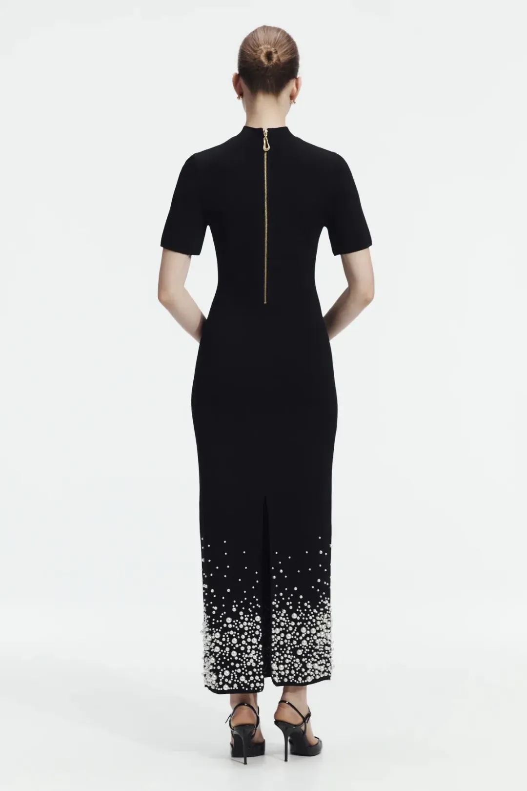 AJE Marlene Pearl Knit Midi Dress for rent on The Volte - main image