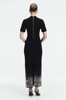 AJE Marlene Pearl Knit Midi Dress for rent on The Volte - image 4