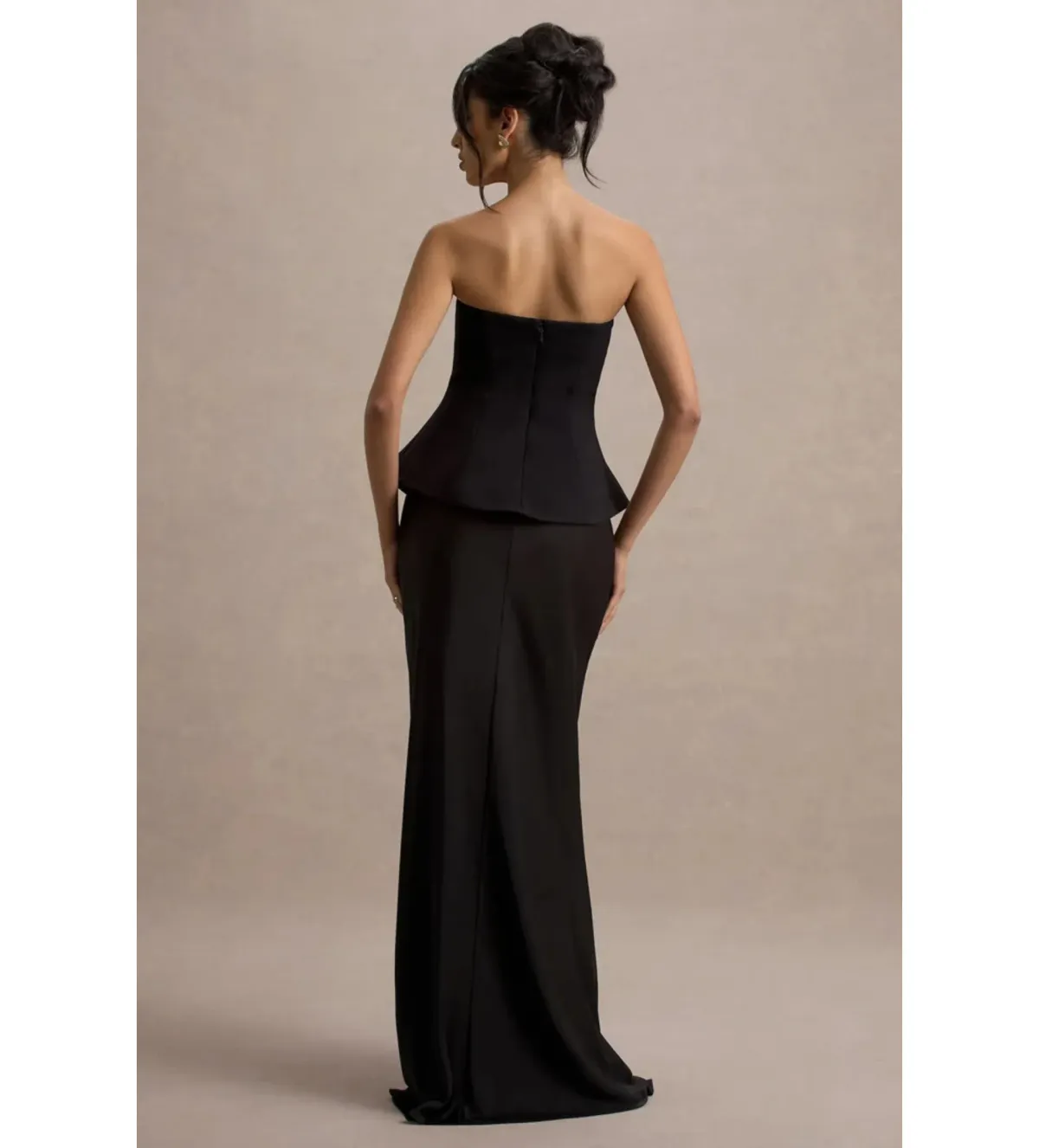 Club L London Ohio Maxi Dress Black Size 6 - Image 2