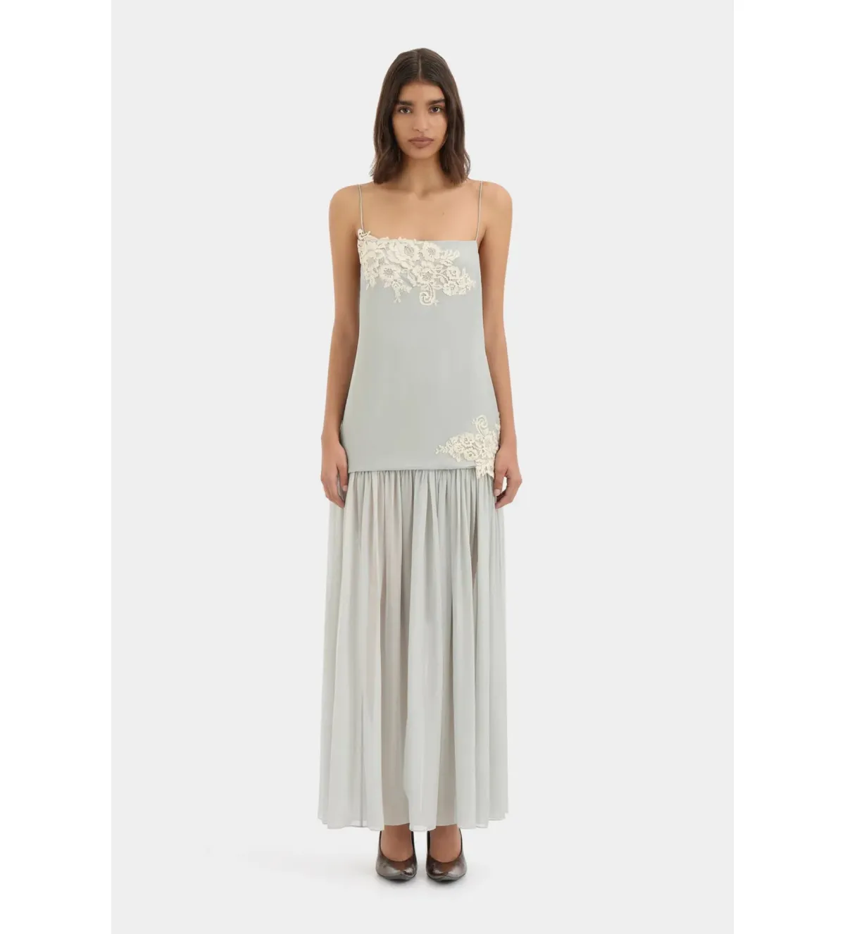 Sir the Label Noria Tiered Maxi Gown in Powder Blue Size 1 / AU 8 - Image 5