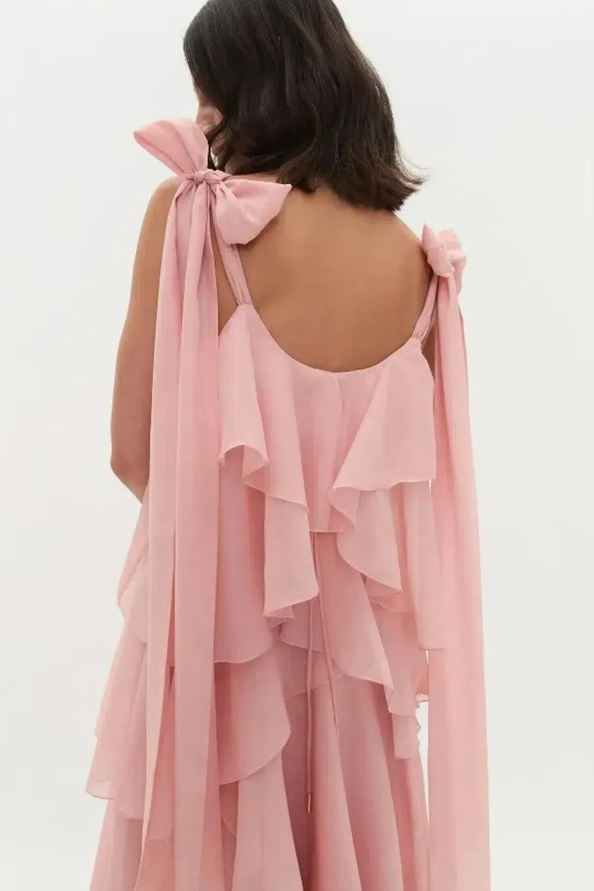 💗 Aje Gracie Tiered Maxi Dress in Muted Rose Size AU6 💗 - Image 6