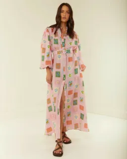 Palm Noosa Noddy Maxi Pink Emblem Size 8 for rent on The Volte - image 3