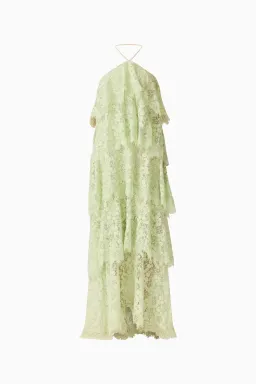 Evelin Lace Gown Sage - Size M for rent on The Volte - image 2