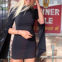 MOSSMAN SENSE OF MYSTERY DRESS (BLACK) - SIZE 10 for rent on The Volte - image 3