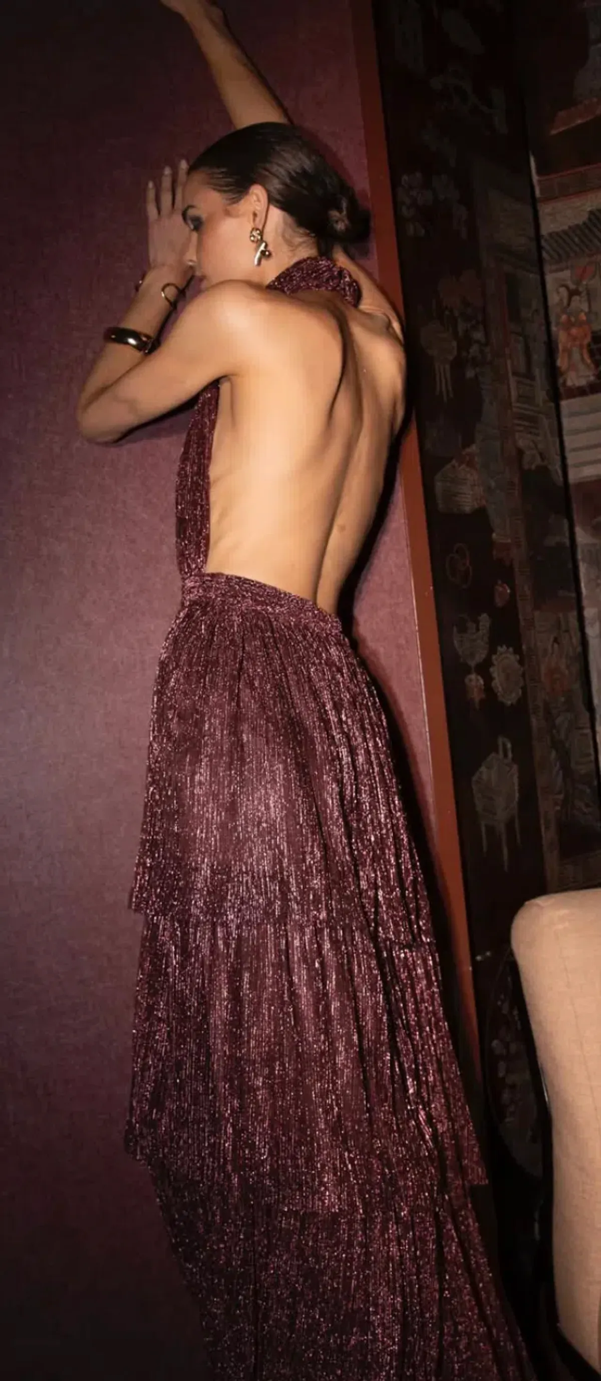 Nammos Gown in Plum - Size 8 - Image 3