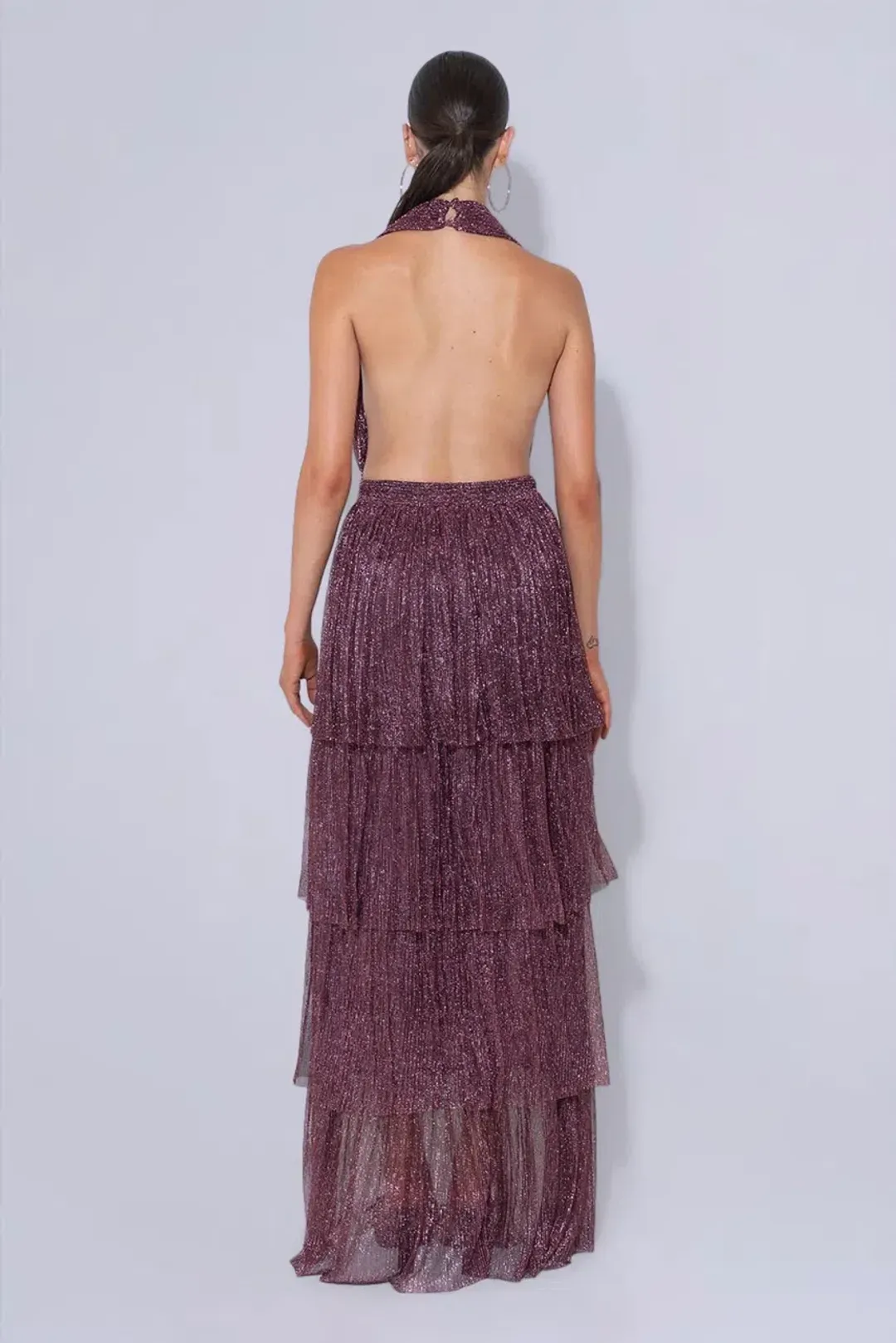 Nammos Gown in Plum - Size 8 for rent on The Volte - main image