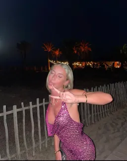 rat and boa purple sparkly maxi dress for rent on The Volte - image 5
