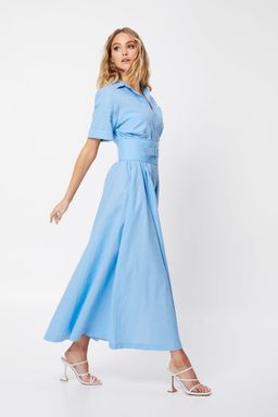 MOSSMAN THE BLUE LIGHT DRESS - SIZE 6 for rent on The Volte - image 4