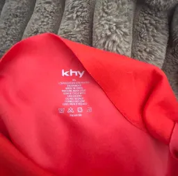 Khy red mini dress for rent on The Volte - image 3