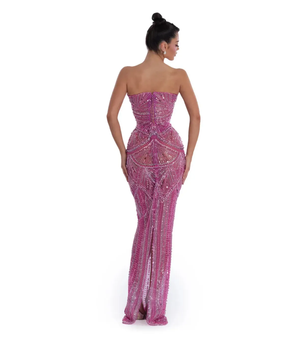 Albina Dyla Blush Majesty Maxi Dress Pink Size S - Image 2