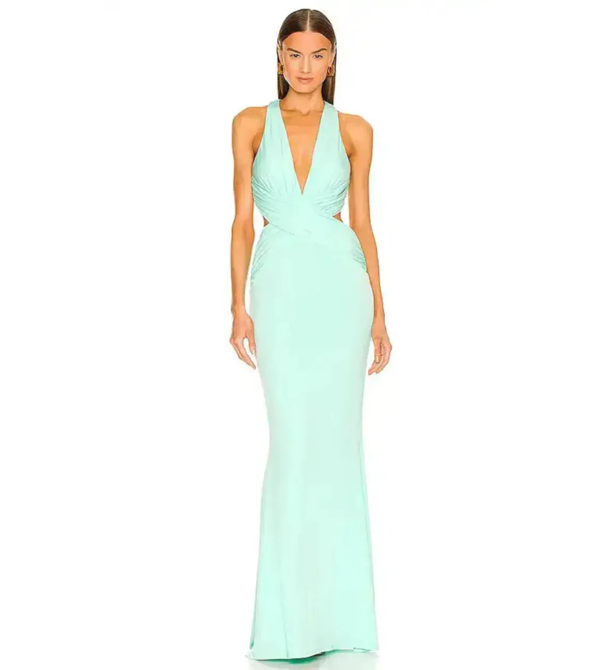 Katie May Secret Agent Maxi Gown in Supercharged Mint Size 6 - Image 1