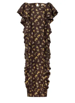 ALEMAIS Lilah Midi Dress - size 10 for rent on The Volte - image 6