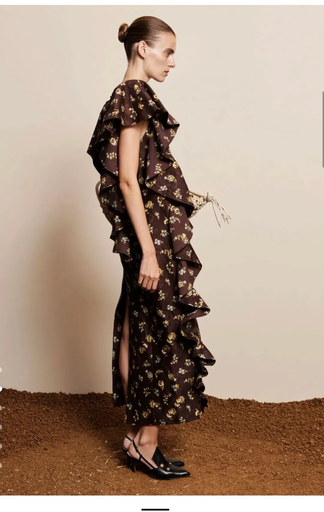 ALEMAIS Lilah Midi Dress - size 10 for rent on The Volte - main image