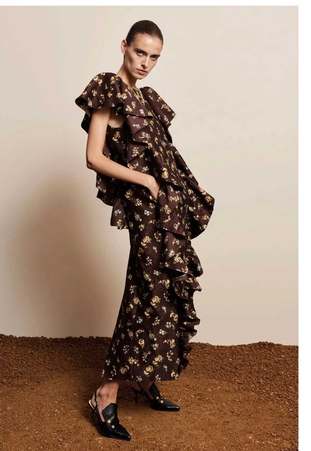 ALEMAIS Lilah Midi Dress - size 10 - Image 2
