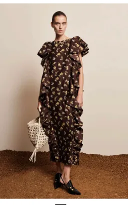 ALEMAIS Lilah Midi Dress - size 10 for rent on The Volte - image 1