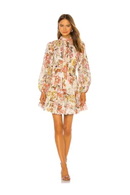 Zimmermann Bonita Embroidered Short Dress Floral Size 1/ AU 10 for rent on The Volte - image 1