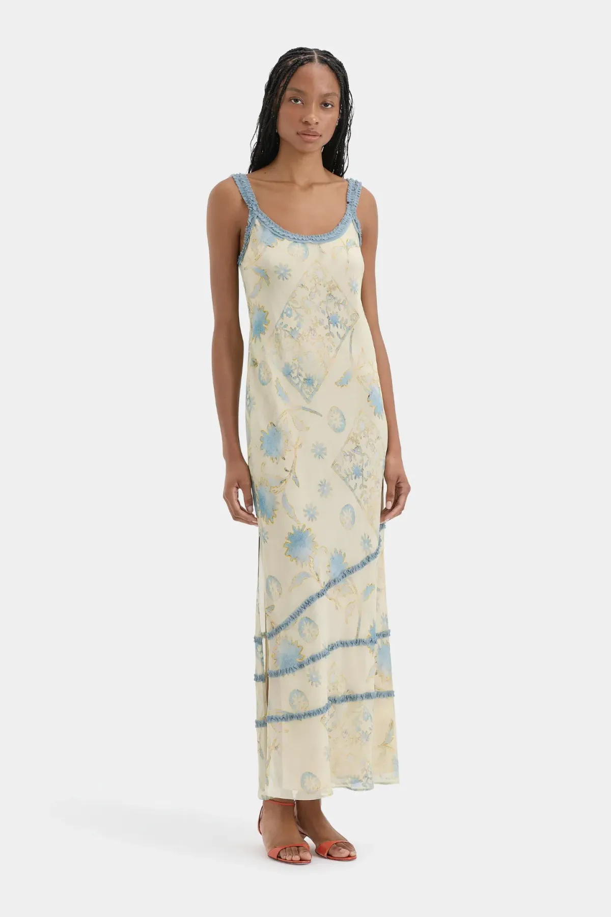 Sir the Label Cecille Ruffle Dress - Image 1