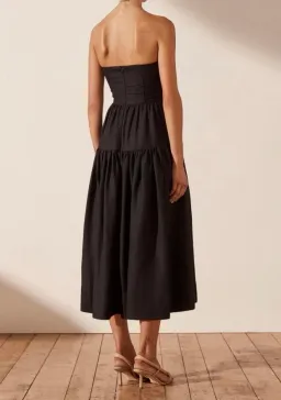Shona Joy Morgan Midi Dress Black Size 6 for rent on The Volte - image 5
