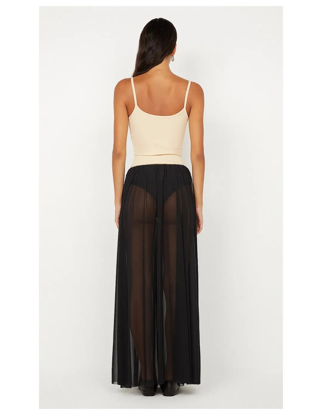 Bec & Bridge Delila Spiral Top and Camille Maxi Skirt Black Size 8 for rent on The Volte - main image