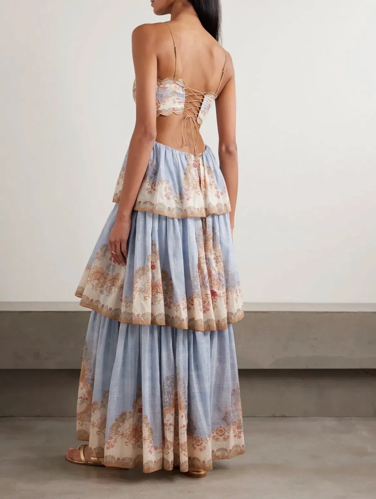 Zimmermann Daylight Tiered Maxi Dress - Image 6
