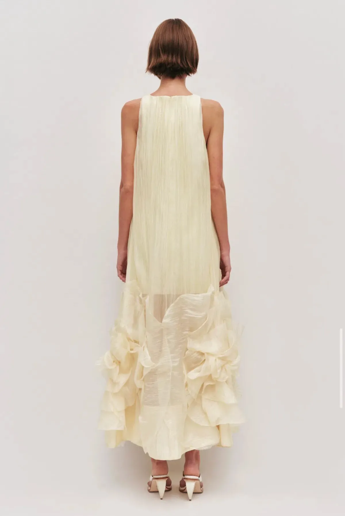 AJE Ecliptica Gown Butter Yellow Size 8 / Small - Image 2