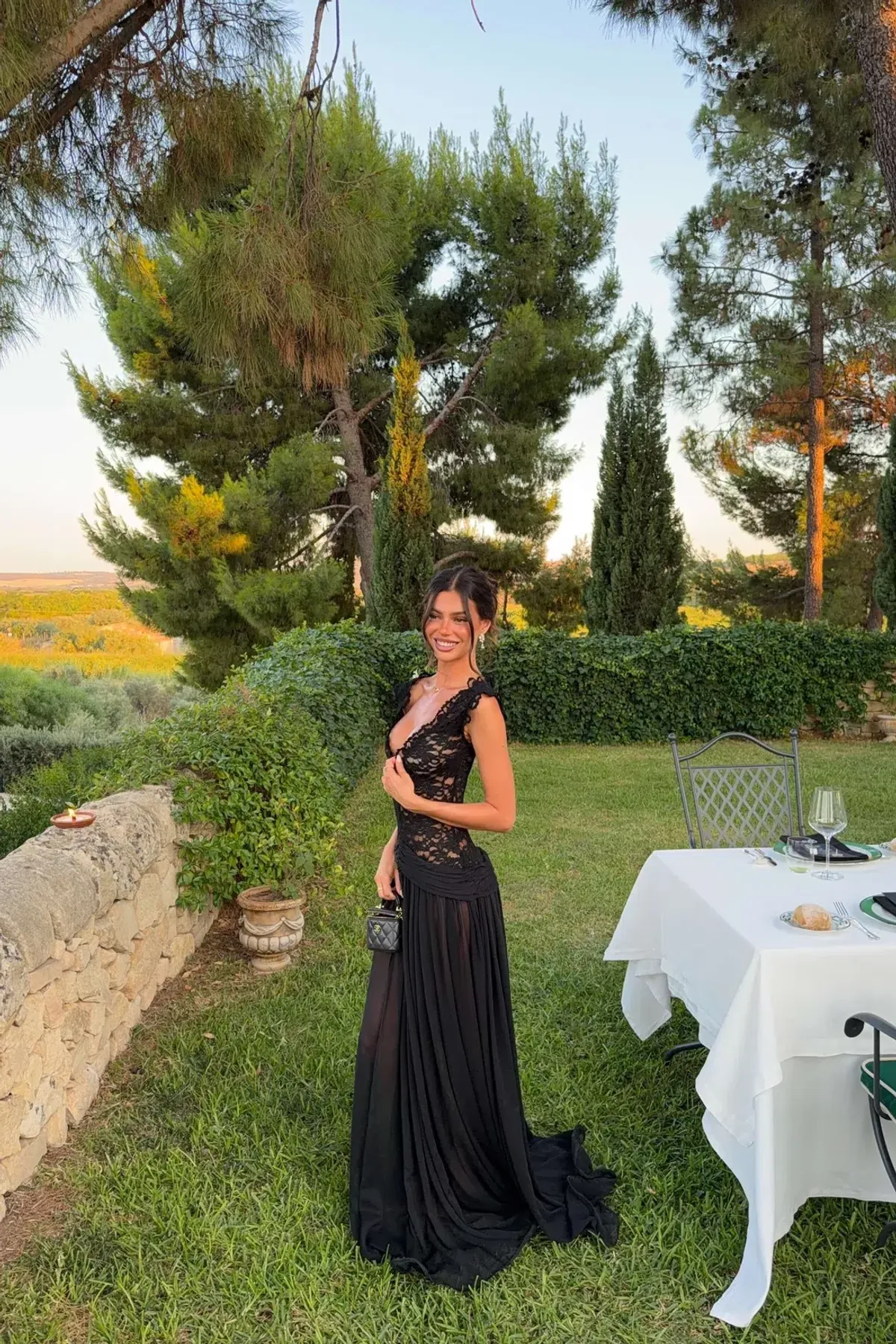 Arcina Ori Arabella Lace Maxi Black Size M - Image 2