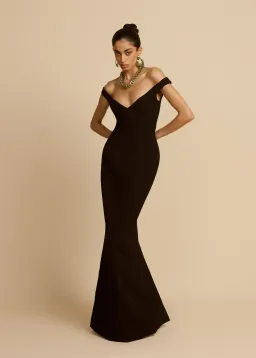 Arcana Ori Ellery Dress Black Size S for rent on The Volte - image 1