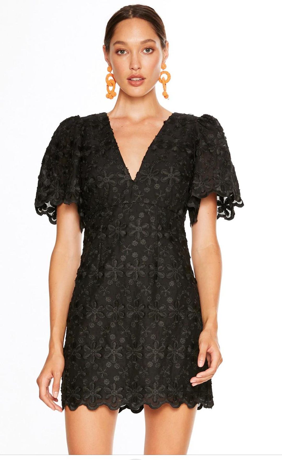 Talulah Limousine Mini Dress Black Size 14 for rent on The Volte - main image