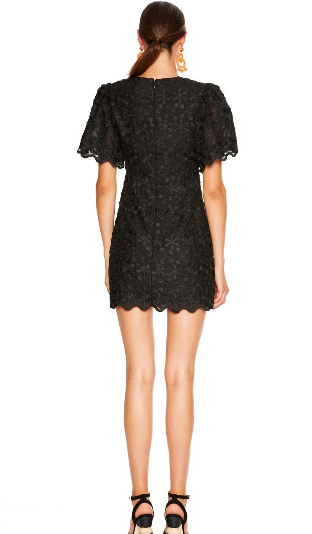 Talulah Limousine Mini Dress Black Size 14 for rent on The Volte - main image