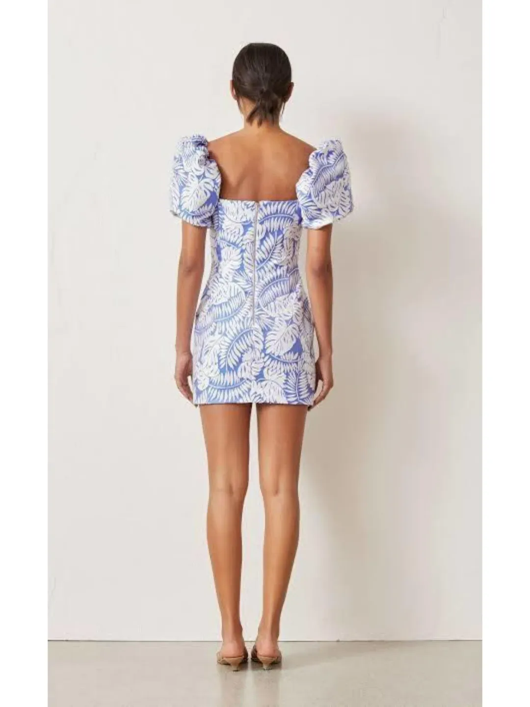 Bec & Bridge Banana Mini Dress Print Size AU 6 for rent on The Volte - main image