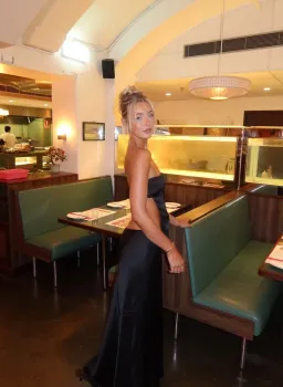Bec and Bridge Renee Strapless Max Dress Black size 8 for rent on The Volte - image 1
