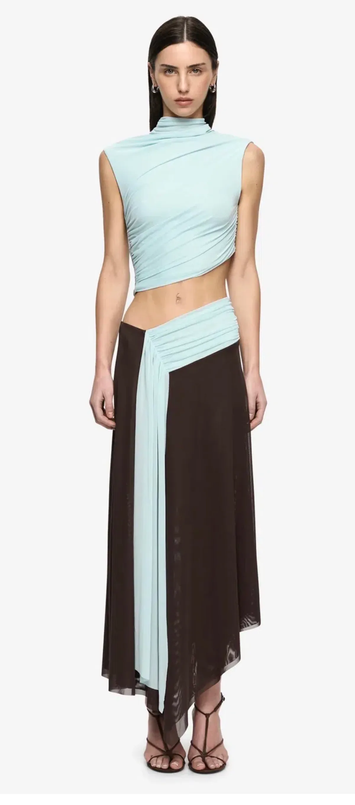 BEC & BRIDGE CONNI ASYM MIDI DRESS - Image 1