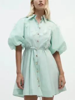 Sheike Rose Garden Mini Dress Size 16 for rent on The Volte - image 2