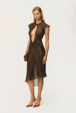 Arcina Ori MARGAUX DRESS LEOPARD for rent on The Volte - image 2