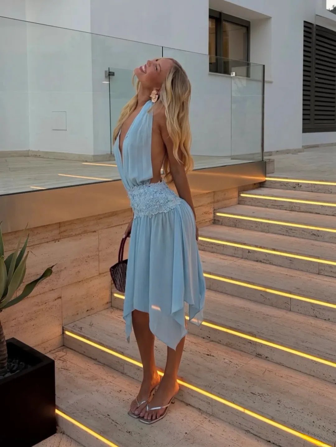 Miss Darling Studios - Aurora Dress - Sky Blue for rent on The Volte - main image