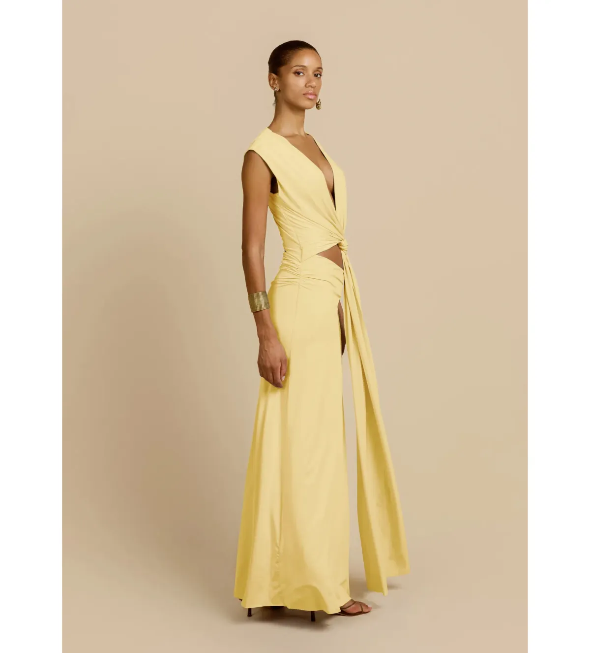 Arcina Ori Jade Dress in Lemon Size AU6 - Image 3