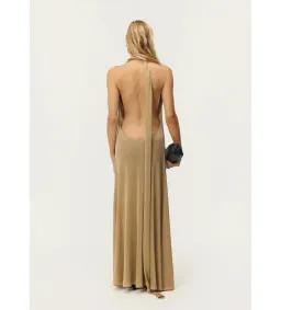 Arcina Ori Kaia Maxi Dress in Gold Size AU10 for rent on The Volte - image 3