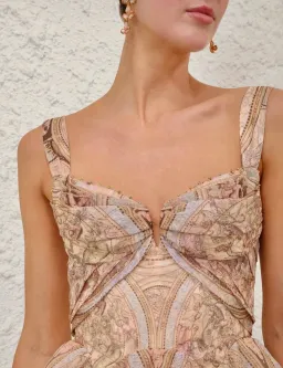 Zimmermann Ascent Drape Mini Dress s0 for rent on The Volte - image 2